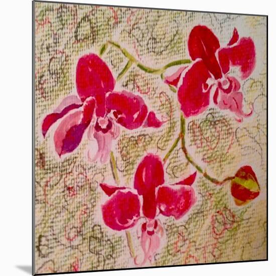 Orchids-Mary Smith-Mounted Giclee Print