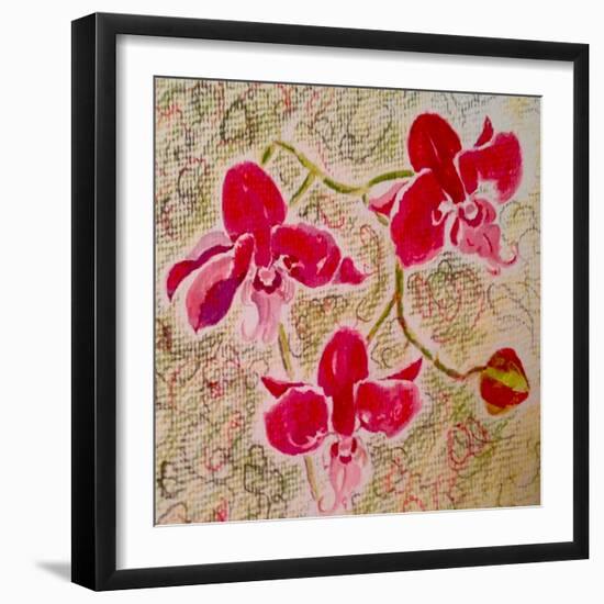 Orchids-Mary Smith-Framed Giclee Print