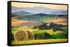 Orcia Valley, Tuscany, Italy-ClickAlps-Framed Stretched Canvas