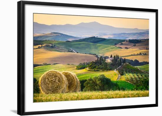 Orcia Valley, Tuscany, Italy-ClickAlps-Framed Photographic Print