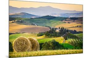 Orcia Valley, Tuscany, Italy-ClickAlps-Mounted Photographic Print