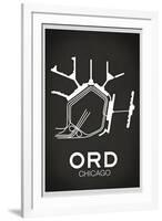 ORD Chicago Airport-null-Framed Art Print