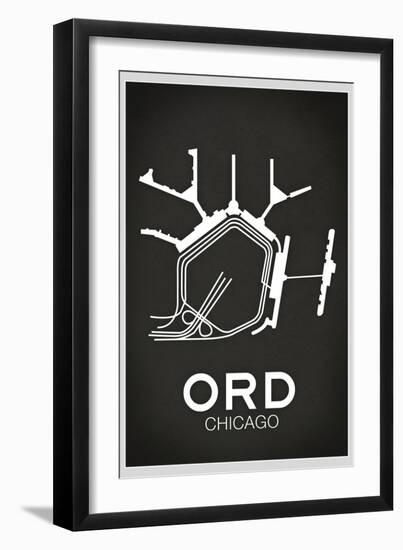 ORD Chicago Airport-null-Framed Art Print