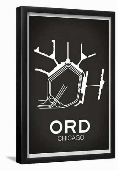 ORD Chicago Airport-null-Framed Poster