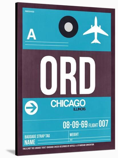 ORD Chicago Luggage Tag 1-NaxArt-Stretched Canvas