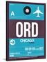 ORD Chicago Luggage Tag 1-NaxArt-Stretched Canvas