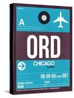 ORD Chicago Luggage Tag 1-NaxArt-Stretched Canvas