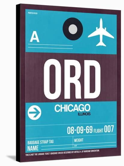 ORD Chicago Luggage Tag 1-NaxArt-Stretched Canvas