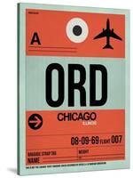 ORD Chicago Luggage Tag 2-NaxArt-Stretched Canvas