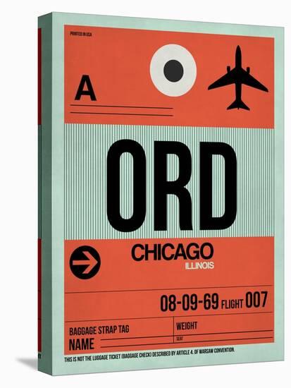 ORD Chicago Luggage Tag 2-NaxArt-Stretched Canvas