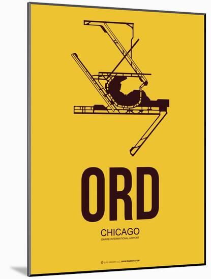 Ord Chicago Poster 1-NaxArt-Mounted Art Print