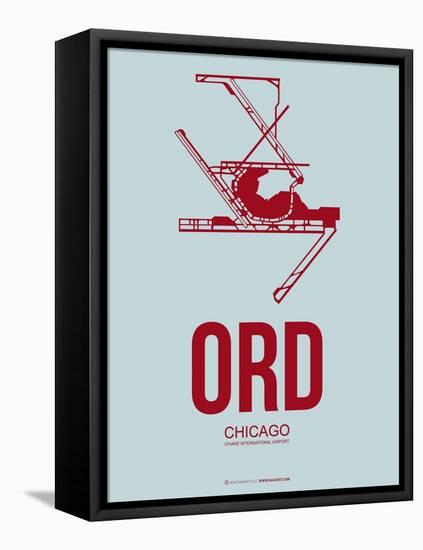 Ord Chicago Poster 3-NaxArt-Framed Stretched Canvas