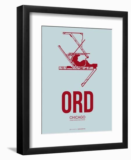 Ord Chicago Poster 3-NaxArt-Framed Art Print