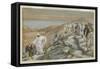 Ordaining of the Twelve Apostles, Illustration from 'The Life of Our Lord Jesus Christ'-James Tissot-Framed Stretched Canvas