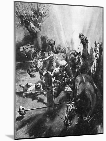 Ordeal for Horses on the Western Front, 1917-Howard K. Elcock-Mounted Art Print