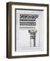 Order of the Portico to the Vestibulum in the Peristylium-Robert Adam-Framed Premium Giclee Print