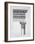 Order of the Portico to the Vestibulum in the Peristylium-Robert Adam-Framed Giclee Print