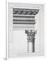 Order of the Portico to the Vestibulum in the Peristylium-Robert Adam-Framed Giclee Print