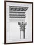 Order of the Portico to the Vestibulum in the Peristylium-Robert Adam-Framed Giclee Print