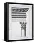 Order of the Portico to the Vestibulum in the Peristylium-Robert Adam-Framed Stretched Canvas