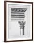 Order of the Portico to the Vestibulum in the Peristylium-Robert Adam-Framed Giclee Print