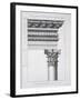 Order of the Portico to the Vestibulum in the Peristylium-Robert Adam-Framed Giclee Print