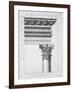 Order of the Portico to the Vestibulum in the Peristylium-Robert Adam-Framed Giclee Print