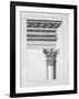 Order of the Portico to the Vestibulum in the Peristylium-Robert Adam-Framed Giclee Print