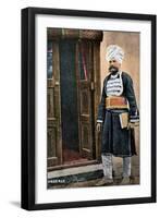 Orderly, Ambala, India, Early 20th Century-null-Framed Giclee Print