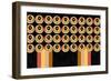 Orderly Hoot n' Stripes-Belen Mena-Framed Giclee Print