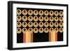 Orderly Hoot n' Stripes-Belen Mena-Framed Giclee Print