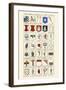 Ordinaries, Charges and their Names-Hugh Clark-Framed Art Print