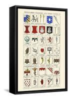 Ordinaries, Charges and their Names-Hugh Clark-Framed Stretched Canvas