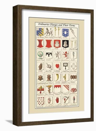 Ordinaries, Charges and their Terms-Hugh Clark-Framed Art Print