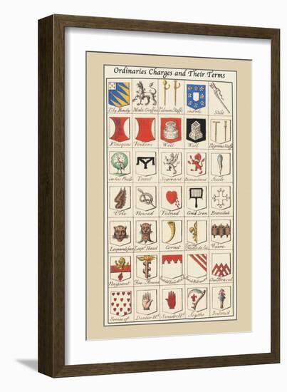 Ordinaries, Charges and their Terms-Hugh Clark-Framed Art Print