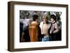 ORDINARY PEOPLE, 1980 directed by ROBERT REDFORD On the set, Robert Redford with Timothy Hutton and-null-Framed Photo