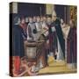 Ordination of St. Augustine-Ambrogio da Fossano-Stretched Canvas