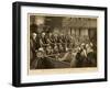 Ordination of the First American Foreign Missionaries at Salem, MA, Feb. 1912-null-Framed Art Print
