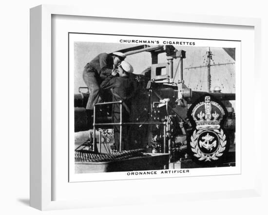 Ordnance Artificer, 1937-WA & AC Churchman-Framed Giclee Print