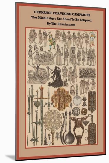 Ordnance for Viking Campaigns-Friedrich Hottenroth-Mounted Art Print
