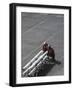 Ordnancemen Push Ordnance across the Flight Deck of USS Nimitz-null-Framed Photographic Print