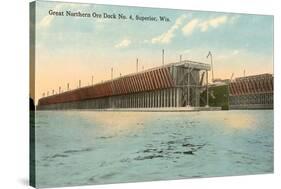 Ore Dock, Superior, Wisconsin-null-Stretched Canvas