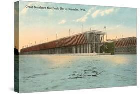 Ore Dock, Superior, Wisconsin-null-Stretched Canvas