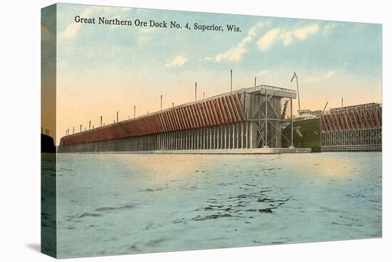 Ore Dock, Superior, Wisconsin-null-Stretched Canvas