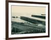 Ore Docks on Lake Superior, Marquette, Michigan, 1890s-null-Framed Giclee Print