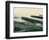 Ore Docks on Lake Superior, Marquette, Michigan, 1890s-null-Framed Giclee Print