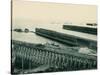 Ore Docks on Lake Superior, Marquette, Michigan, 1890s-null-Stretched Canvas