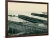 Ore Docks on Lake Superior, Marquette, Michigan, 1890s-null-Framed Giclee Print