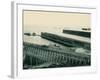 Ore Docks on Lake Superior, Marquette, Michigan, 1890s-null-Framed Premium Giclee Print