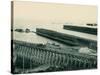 Ore Docks on Lake Superior, Marquette, Michigan, 1890s-null-Stretched Canvas